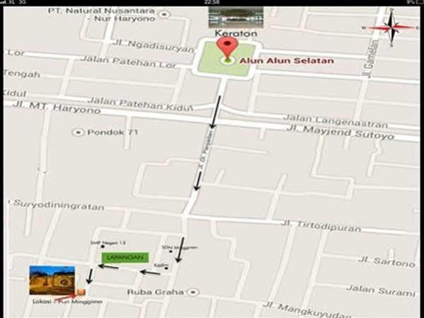 Puri Minggiran Guesthouse Yogya Yogyakarta Exterior foto